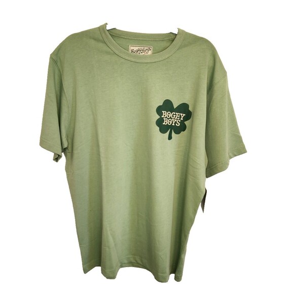 Bogey Boys Macklemore Mens Tee Green Four Leaf Clover Graphic T Shirt Large‎ NWT - Picture 1 of 8